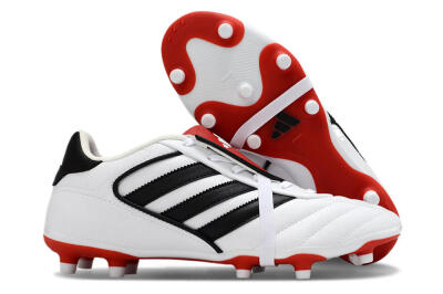Adidas Copa Gloro 2 FG Low-Tops Soccer Cleats - White/Black/Red