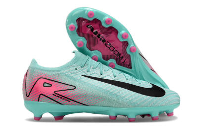 Nike Air Zoom Mercurial Vapor 16 Elite AG Low-Tops Soccer Cleats - Green/Pink/Black