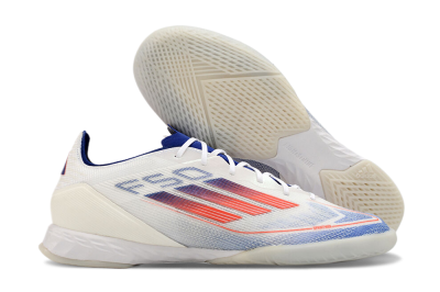 Adidas F50 Pro IC Low-Tops Soccer Shoes - Blue/Red/Beige