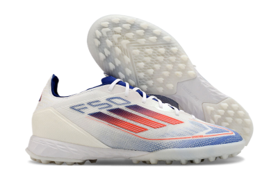Adidas F50 Pro TF Low-Tops Soccer Shoes - Blue/Red/Beige
