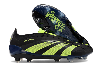 Adidas Predator Accuracy+ FG Low-Tops Soccer Cleats - Black/Yellow