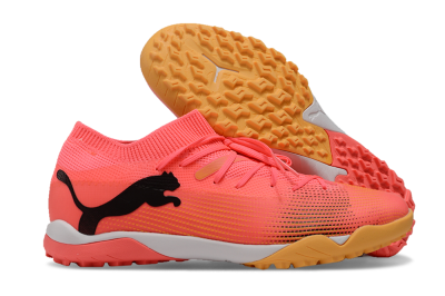Puma Future 7 Ultimate TF Low-Tops Soccer Shoes - Pink/Black/White