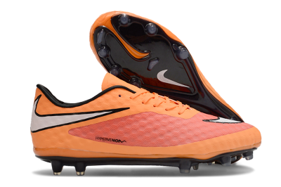 Nike Hypervenom Phantom FG Low-Tops Soccer Cleats - Orange/White