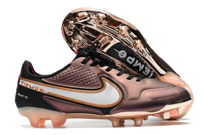 Nike Tiempo Legend 9 Elite FG Low-Tops Soccer Cleats - Gold/White/Black