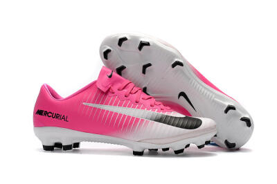 Nike Mercurial Vapor 11 FG Low-Tops Soccer Cleats - Pink/White/Black