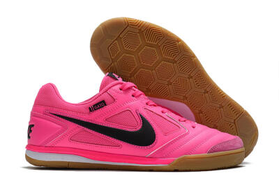 Supreme x Nike SB Gato IC Low-Tops Soccer Shoes - Pink/Black/White