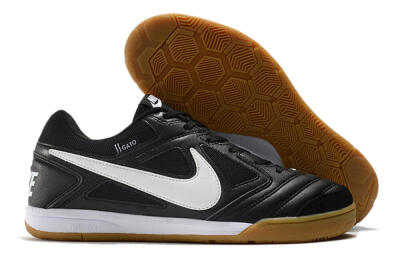 Supreme x Nike SB Gato IC Low-Tops Soccer Shoes - Black/White/Brown