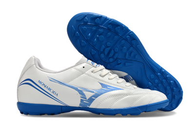 Mizuno Monarcida Neo TF Low-Tops Soccer Shoes - White/Blue