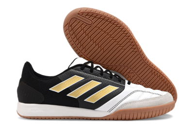 Adidas Top Sala Competition IC Low-Tops Soccer Shoes - White/Black/Gold
