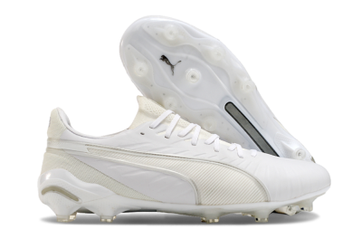Puma Ultra Ultimate AG Low-Tops Soccer Cleats - White/Beige