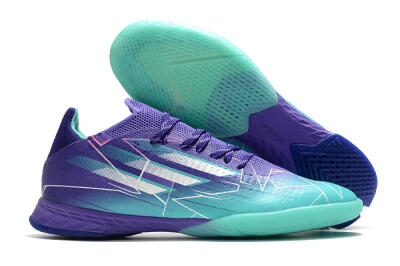 Adidas X Speedflow.1 IC Low-Tops Soccer Shoes - Jade/Purple/White