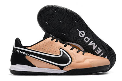 Nike React Tiempo Legend 9 Pro IC Low-Tops Soccer Shoes - Gold/Black/White