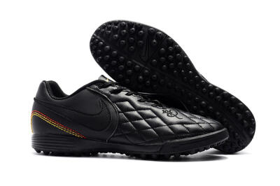 Nike Tiempox Finale 10R TF Low-Tops Soccer Shoes - Black/Red/Yellow