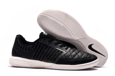 Nike Lunar Gato 2 IC Low-Tops Soccer Shoes - Black/Silver/White