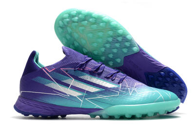 Adidas X Speedflow.1 TF Low-Tops Soccer Shoes - Jade/Silver/Purple