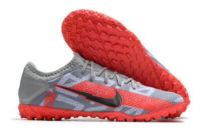 Nike Mercurial Vapor 13 Pro TF Low-Tops Soccer Shoes - Grey/Black/Red