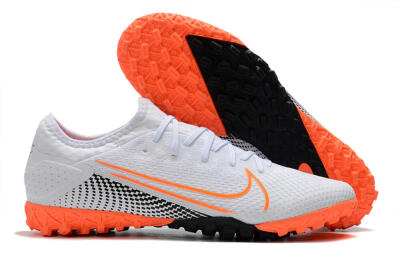 Nike Mercurial Vapor 13 Pro TF Low-Tops Soccer Shoes - White/Red/Black