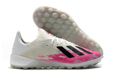 Adidas X 19.1 TF Low-Tops Soccer Shoes - Pink/Black/White