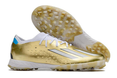 Adidas X Speedportal.1 TF Low-Tops Soccer Shoes - Gold/White/Blue