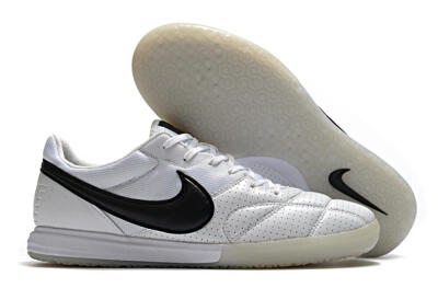 Nike Premier 2 Sala IC Low-Tops Soccer Shoes - White/Black