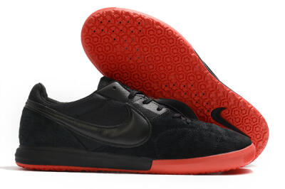 Nike Premier 2 Sala IC Low-Tops Soccer Shoes - Black/Red