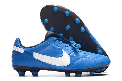 Nike The Premier 3 FG Low-Tops Soccer Cleats - Blue/White/Black