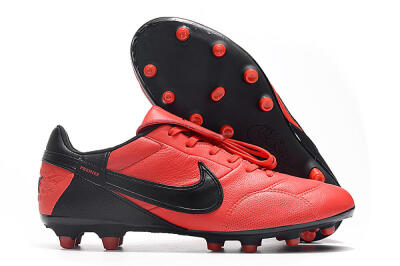 Nike The Premier 3 FG Low-Tops Soccer Cleats - Red/Black