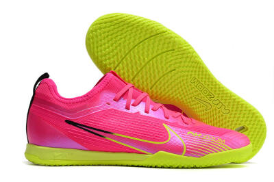 Nike Air Zoom Mercurial Vapor 15 Pro IC Low-Tops Soccer Shoes - Pink/Yellow/Black