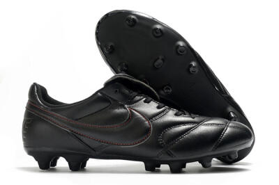 Nike Premier 2.0 FG Low-Tops Soccer Cleats - Black/Red