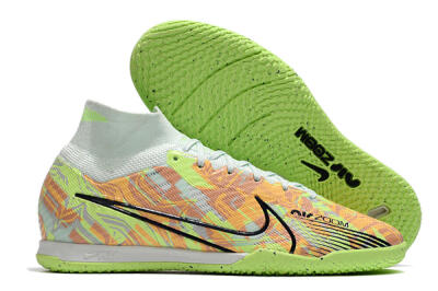 Nike Air Zoom Mercurial Superfly 9 Elite IC High-Tops Soccer Shoes - Yellow/Brown/Black