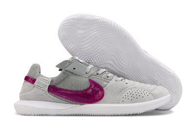 Nike Street Gato IC Low-Tops Soccer Shoes - Grey/Red/White