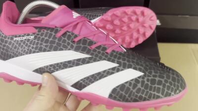 Adidas Predator 24 Elite TF Low-Tops Soccer Shoes - Black/Red/White