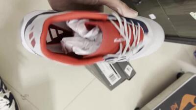 Adidas Predator 24 Elite IC Low-Tops Soccer Shoes - Grey/Blue/Red