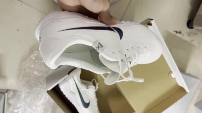 Nike Tiempo Legend 10 Pro TF Low-Tops Soccer Shoes - White/Green