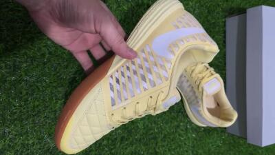 Nike Lunar Gato 2 IC Low-Tops Soccer Shoes - Yellow/White/Brown