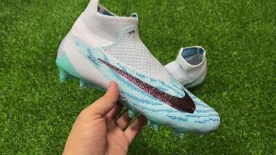 Nike Phantom GX Elite FG High-Tops Soccer Cleats - Jade/Black/Gold