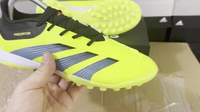 Adidas Predator 24 Elite TF Low-Tops Soccer Shoes - Yellow/Black/White