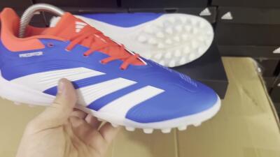 Adidas Predator 24 Elite TF Low-Tops Soccer Shoes - Blue/White/Red
