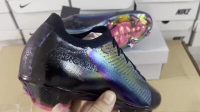 Nike Air Zoom Mercurial Vapor 15 Elite FG Low-Tops Soccer Cleats - Blue/Black/Gold