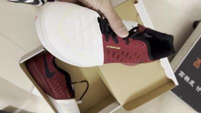 Nike Lunar Gato 2 IC Low-Tops Soccer Shoes - White/Red/Black