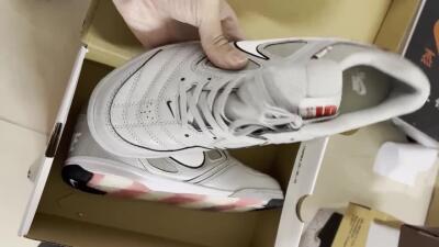 Supre x Nike SB Gato IC Low-Tops Soccer Shoes - Grey/White/Red/Black