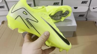 Nike Air Zoom Mercurial Vapor 16 Elite FG Low-Tops Soccer Cleats - Yellow/Black/Silver/Grey