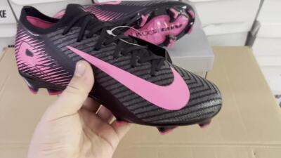 Nike Air Zoom Mercurial Vapor 16 Elite FG Low-Tops Soccer Cleats - Black/Pink