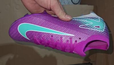 Nike Air Zoom Mercurial Vapor 16 Elite FG Low-Tops Soccer Cleats - Purple/Mint