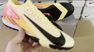 Nike Air Zoom Mercurial Vapor 16 Elit TF Low-Tops Soccer Shoes - Yellow/Black/Red