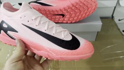 Nike Air Zoom Mercurial Vapor 16 Elite TF Low-Tops Soccer Shoes - Pink/White