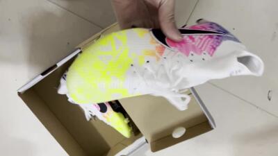 Nike Mercurial Superfly 7 Elite FG High-Tops Soccer Cleats - Yellow/Pink/Blue