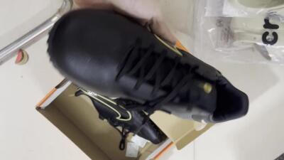 Nike React Tiempo Legend 9 Pro TF Low-Tops Soccer Shoes - Black/Gold/White