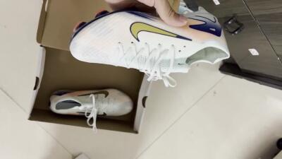 Nike Air Zoom Mercurial Vapor 16 Elite FG Low-Tops Soccer Cleats - Pink/Gold/Blue