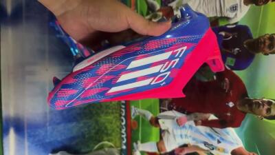 Adidas F50+ Lightstrike Pro Laceless FG Low-Tops Soccer Cleats - Pink/Blue/White